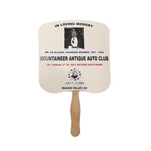 2005 Mountaineer Antique Auto Club Maggie Valley NC Car Show Advertising Fan